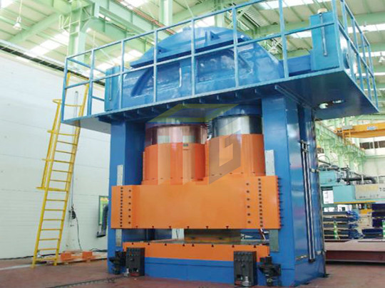 Large tonnage plate heat exchanger hydraulic press