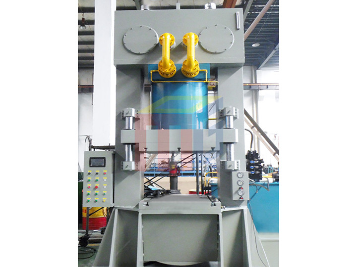 Steel wire winding non-ferrous metal cold extrusion hydraulic press