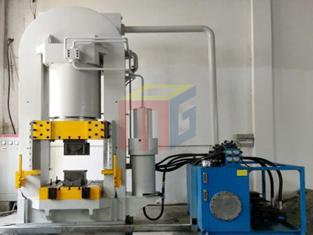 Wire winding hydraulic press
